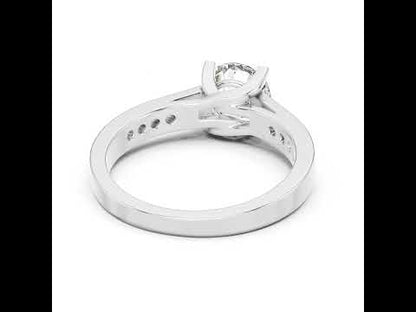 PureCarat 14K Rose Gold Round Lab-Grown Diamond Women’s Ring