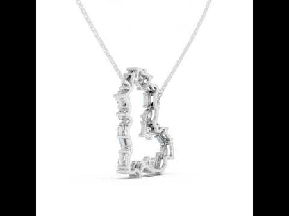 14K Yellow Gold Pear Bug Marquise Princess Lab-Grown Diamond Pendant for Women | Engagement | Pure Carat