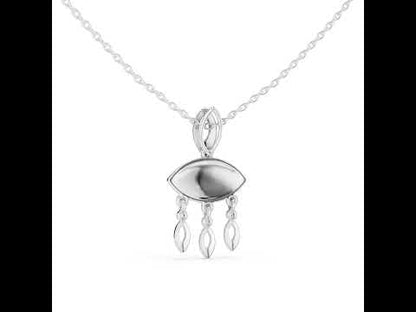 18K Rose Gold Round Lab-Grown Diamond Pendant for Women | Bridal Wear | Pure Carat