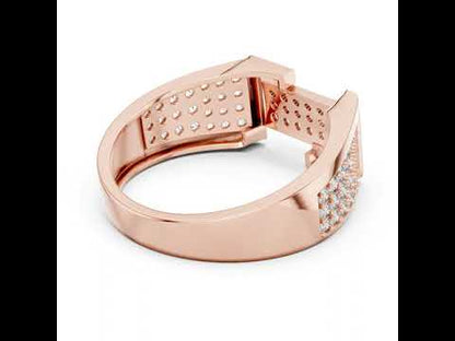 18K Yellow Gold Round Lab-Grown Diamond Bridal Drop Ring for Women | Pure Carat