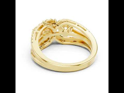 14K White Gold Round Lab-Grown Diamond Bridal Ring for Women | Pure Carat