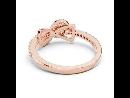 18K Yellow Gold Round Lab-Grown Diamond Ring for Women | Everyday Wear | Pure Carat