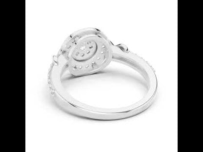 18K Rose Gold Round Lab-Grown Diamond Everyday Wear Ring for Women | Pure Carat