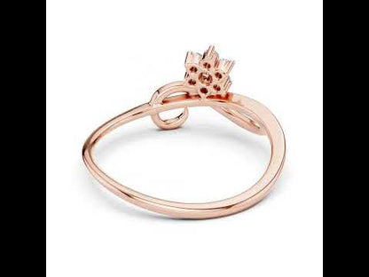 14K Yellow Gold Round Lab-Grown Diamond Stud Ring for Women | Engagement Wear | Pure Carat