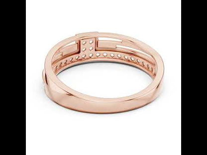14K Yellow Gold Round Lab-Grown Diamond Drop Ring for Party Wear | Pure Carat