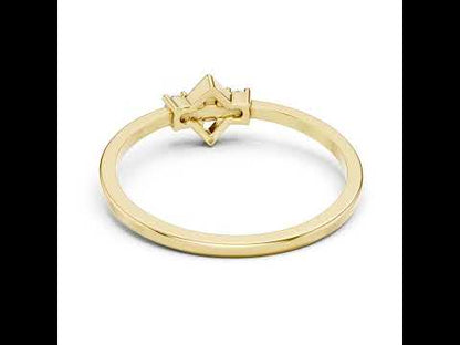 18K White Gold Round Lab-Grown Diamond Engagement Ring for Women | Pure Carat