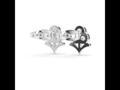 18K Rose Gold Round Lab-Grown Diamond Engagement Earrings for Women | Pure Carat