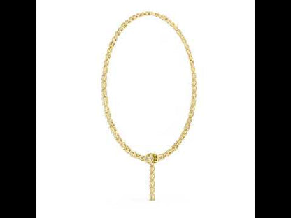 18k White Gold Emerald Marquise Pear Oval Lab-Grown Diamond Party Wear Necklace | Pure Carat