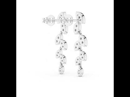 14K Yellow Gold Round Lab-Grown Diamond Earrings for Women | Bridal Wear | Pure Carat