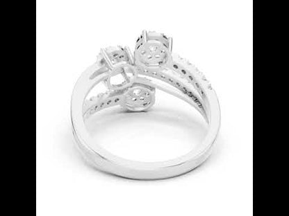 18K Rose Gold Round Lab-Grown Diamond Anniversary Gift Ring for Women | Pure Carat