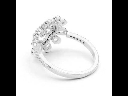 14K Rose Gold Round Lab-Grown Diamond Bridal Ring for Women | Pure Carat