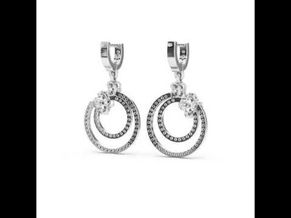 14K Rose Gold Round Lab-Grown Diamond Earrings for Women | Party Wear | Pure Carat