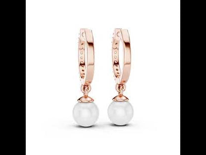 14K White Gold Round Cut Diamond Earrings for Women | Engagement Jewellery | Pure Carat