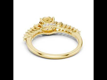 14K Yellow Gold Round Lab-Grown Diamond Wedding Ring for Women | Pure Carat