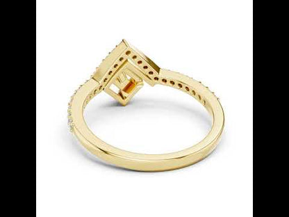 14K Rose Gold Round Lab-Grown Diamond Anniversary Gift Ring for Women | Pure Carat