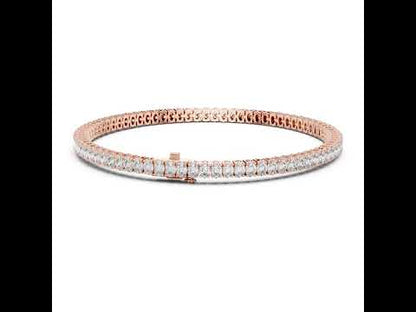 14k Yellow Gold Oval Lab-Grown Diamond Office Wear Bracelet for Women | Pure Carat