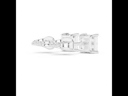 14K White Gold Round Lab-Grown Diamond Wedding Earrings for Women | Pure Carat
