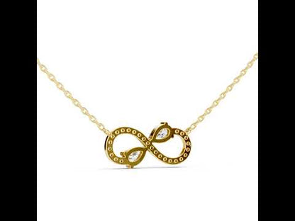 14K Yellow Gold Pear & Round Lab-Grown Diamond Pendant for Women | Party Wear | Pure Carat