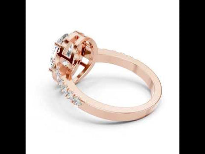 Round & Oval Lab-Grown Diamond Solitaire Ring in 18K Yellow Gold – Pure Carat