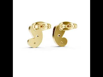 18K Yellow Gold Round Lab-Grown Diamond Engagement Earrings for Women | Pure Carat