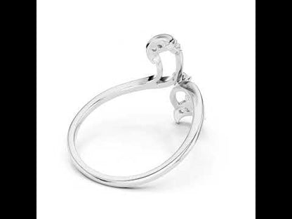 14K White Gold Round Lab-Grown Diamond Ring for Women | Engagement Wear | Pure Carat