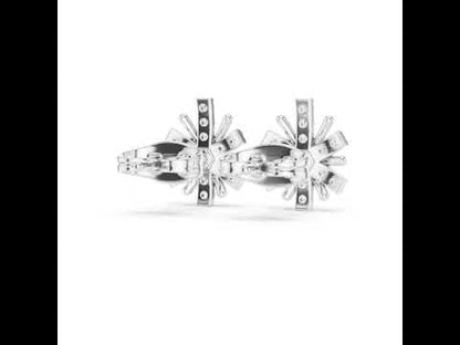14K White Gold Round Lab-Grown Diamond Everyday Wear Earrings for Women | Pure Carat