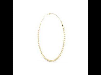 18k Rose Gold Pear/Round Lab-Grown Diamond Party Wear Necklace for Women | Pure Carat