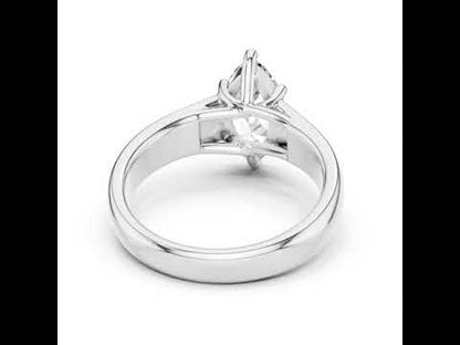 Marquise Lab-Grown Diamond Stud Ring in 14K Yellow Gold - Party Jewellery - Pure Carat