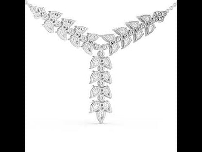 14k Rose Gold Pear/Round Lab-Grown Diamond Bridal Pendant for Women | Pure Carat