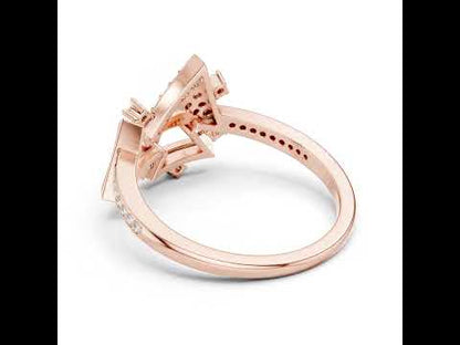 14K Yellow Gold Round Lab-Grown Diamond Bridal Ring for Women | Pure Carat