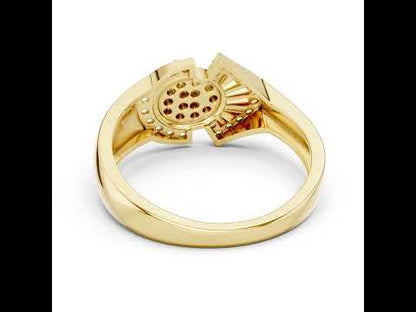18K White Gold Round Lab-Grown Diamond Ring for Women | Everyday Wear | Pure Carat