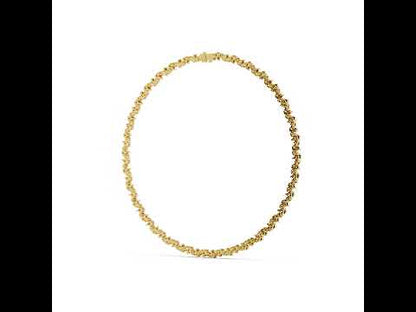 14k White Gold Pear/Round Lab-Grown Diamond Anniversary Gift Necklace | Pure Carat