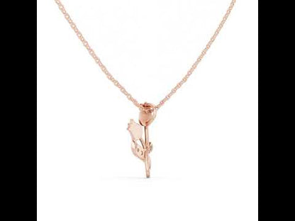 18K White Gold Round Lab-Grown Diamond Pendant for Women | Anniversary Gift | Pure Carat