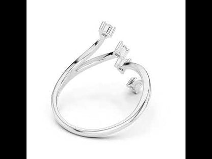 18K Yellow Gold Round Lab-Grown Diamond Stud Ring for Women | Party Wear | Pure Carat