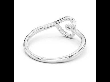 14K White Gold Round Lab-Grown Diamond Ring for Women | Anniversary Gift | Pure Carat