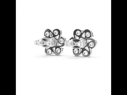 18K Rose Gold Round Lab-Grown Diamond Engagement Earrings for Women | Pure Carat