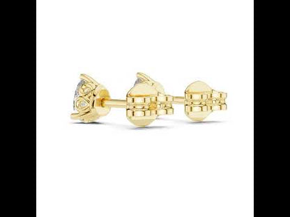 18K White Gold Pear Lab-Grown Diamond Earrings for Women | Bridal Wear | Pure Carat