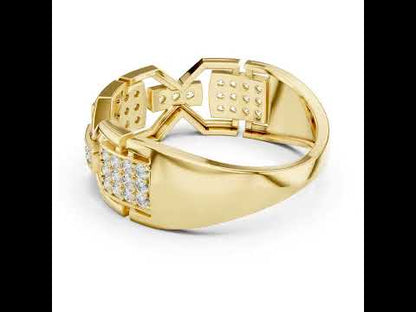 18K Rose Gold Round Lab-Grown Diamond Drop Ring for Women | Everyday Wear | Pure Carat