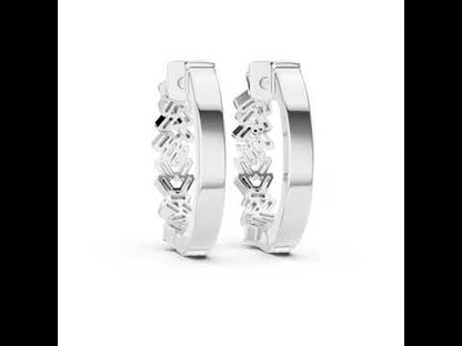 14K Rose Gold Lab-Grown Diamond Earrings for Women - Everyday Wear - Pure Carat