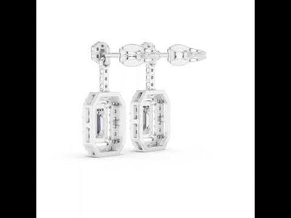 14K Yellow Gold Round & Oval Lab-Grown Diamond Engagement Earrings for Women | Pure Carat
