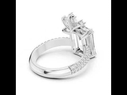 18K Yellow Gold Round, Marquise, Pear & Emerald Lab-Grown Diamond Engagement Ring for Women | Pure Carat