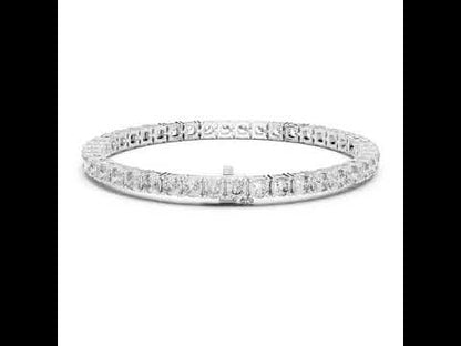 14k Yellow Gold Heart/Emerald/Oval/Pear Lab-Grown Diamond Party Wear Bracelet | Pure Carat