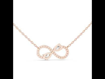 14K Yellow Gold Pear & Round Lab-Grown Diamond Pendant for Women | Party Wear | Pure Carat