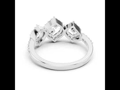 14K Rose Gold Round Lab-Grown Diamond Engagement Ring for Women | Pure Carat