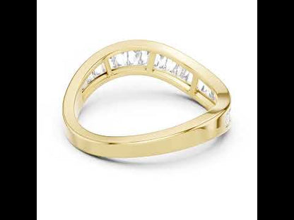 Pure Carat 18K Yellow Gold Bug Cut Lab-Grown Diamond Ring – Women’s Office Jewellery
