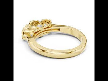 14K Yellow Gold Round Lab-Grown Diamond Wedding Ring for Women | Pure Carat