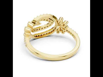 18K Rose Gold Round Lab-Grown Diamond Engagement Ring for Women | Pure Carat