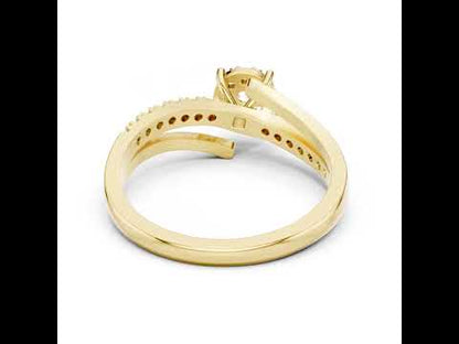 18K Rose Gold Round Lab-Grown Diamond Everyday Wear Ring for Women | Pure Carat