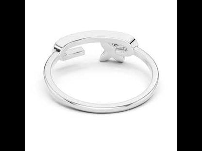 14K White Gold Round Lab-Grown Diamond Stud Ring for Women | Wedding Wear | Pure Carat