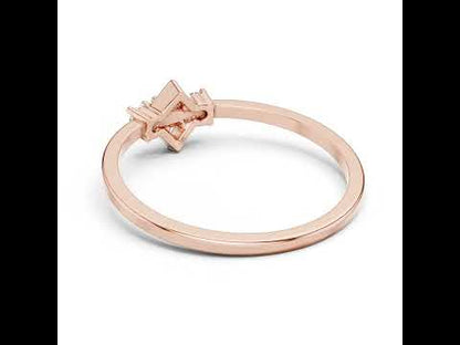 18K White Gold Round Lab-Grown Diamond Engagement Ring for Women | Pure Carat